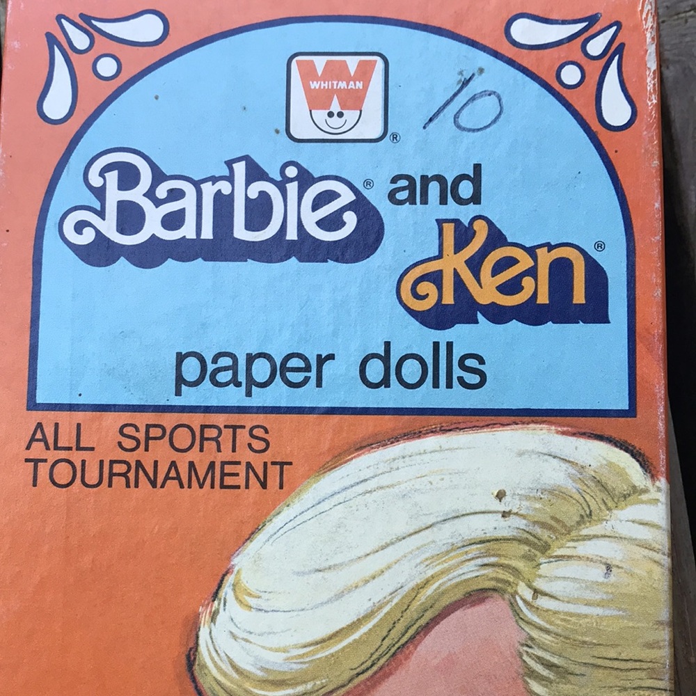 Vintage Barbie & Ken Paper Dolls 1976 Gem